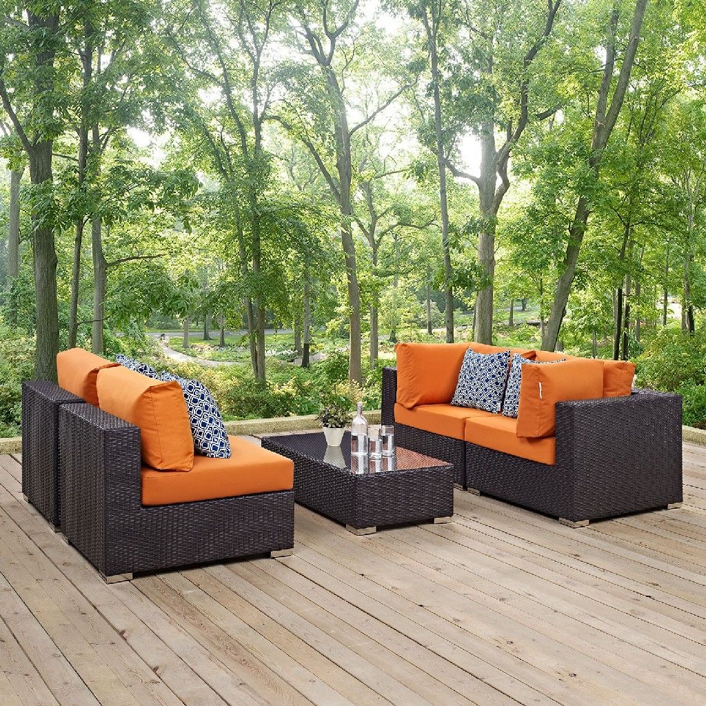 salon, de, jardin, en, resine
